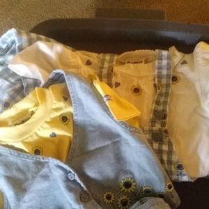 YOU HIT THE JACKPOT. Overalls & Skort 2 Shirts